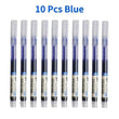 10pcs High Quality Needle Type Gel Pens Black Ink Straight Liquid Ballpoint Pen Kawaii Stationery School Office Supplies Writing - Jewelrieshub - - jewelrieshub.com - Jewelrieshub - 