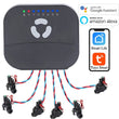 6 Zone WIFI Connect Tuya Smart Home Watering Timer Garden Irrigation Controller Water Valve Irrigation Tmer System - Jewelrieshub - - jewelrieshub.com - Jewelrieshub - 