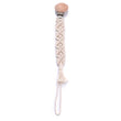 Baby Beech Wood Pacifier Clip Handmade Crochet Cotton Rope Nipple Chain For Baby Nursing Chew Toy Shower Gift Soother Chain - Jewelrieshub - - jewelrieshub.com - Jewelrieshub - 