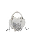 Trendy Heart Retro Leopard Handbag Clutch For Women Small PU Leater Crossbody Versatile Ghost Claw Female Bag - Jewelrieshub - - jewelrieshub.com - Jewelrieshub - 