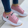 2025 New Women Pattern Canvas Sneakers Women Casual Shoes Women Sneakers Shoes Flat Lace-Up Zapatillas Mujer Chaussure Femme - Jewelrieshub - - jewelrieshub.com - Jewelrieshub - 