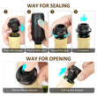 A74E-Electric Wine Saver Pump With Wine Stoppers Vacuum,Wine Preserver Keep Your Wine Fresh For Up To 10Days,USB Rechargeable - Jewelrieshub - - jewelrieshub.com - Jewelrieshub - 