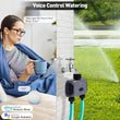Insoma Automatic Water Timer with Wifi Hube 2-Outlet Garden Irrigation Watering System Sprinkler Programmer Tools support Alexa - Jewelrieshub - - jewelrieshub.com - Jewelrieshub - 