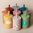 Baby Feeding Drinkware Straw Cup Baby Cartoon Learning Feeding Cup Food Grade Silicone Toddler Water Bottle Tableware BPA Free - Jewelrieshub - - jewelrieshub.com - Jewelrieshub - 