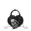 Trendy Heart Retro Leopard Handbag Clutch For Women Small PU Leater Crossbody Versatile Ghost Claw Female Bag - Jewelrieshub - - jewelrieshub.com - Jewelrieshub - 