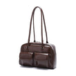 JIAERDI Retro White Bowling Bag Purse Women Hot Girls Leather Pocket Chic Casual Handbag Female Vintage Shoulder Bags Aesthetic - Jewelrieshub - - jewelrieshub.com - Jewelrieshub - 