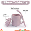 1pcs Baby Silicone Straw Cup BPA Free Portable Storage Snack Container Feeding Cup Kids Leakproof Learning Drink Cup - Jewelrieshub - - jewelrieshub.com - Jewelrieshub - 