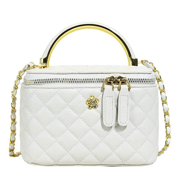 2025 New Women's Large Capacity Diamond Grid Single Shoulder Diagonal Cross Hand-held Small Square Bag, Famous Luxury Designer - Jewelrieshub - - jewelrieshub.com - Jewelrieshub - 