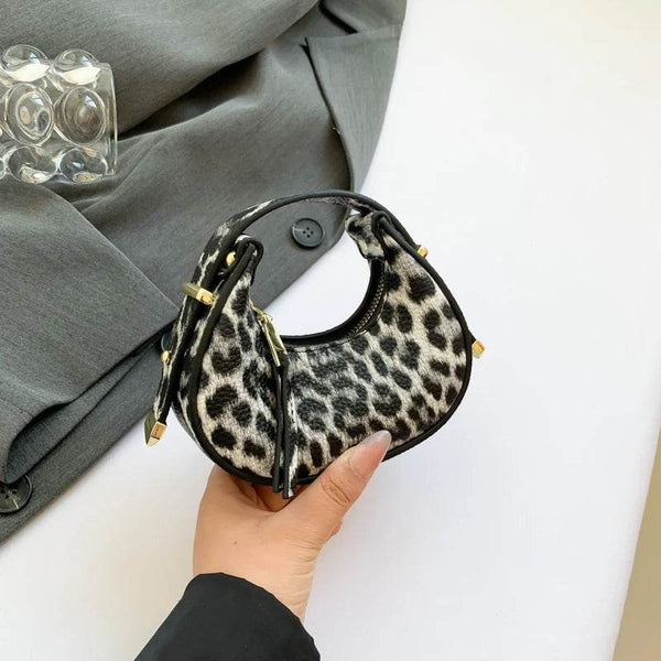 LEFTSIDE Mini Leopard PU Leather Crossbody Bags For Women 2024 Y2K Trend Female Korean Fashion Lady Shoulder Bag Lady Handbags - Jewelrieshub - - jewelrieshub.com - Jewelrieshub - 