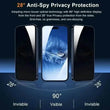 5Pcs Full Cover Privacy Screen Protector For iPhone 16 11 12 13 14 Pro Max Mini 8K Anti-spy Glass For iPhone 15 PRO XR X XS MAX - Jewelrieshub - - jewelrieshub.com - Jewelrieshub - 
