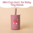 Baby Feeding Drinkware Straw Cup Baby Cartoon Learning Feeding Cup Food Grade Silicone Toddler Water Bottle Tableware BPA Free - Jewelrieshub - - jewelrieshub.com - Jewelrieshub - 