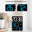 Digital Alarm Clock TEMP Humidity Date Week Disply 2 Alarm Snooze Electronic Table Clock 3-level Brightness 12/24H DST LED Clock - Jewelrieshub - - jewelrieshub.com - Jewelrieshub - 