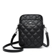 2025 New Three-layer Mobile Phone Bag Women's Single Shoulder Mother's Bag Fashionable Diamond Grid Embroidery Crossbody Handbag - Jewelrieshub - - jewelrieshub.com - Jewelrieshub - 