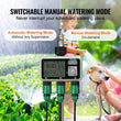 VEVOR Water Timer 3 Outlets Hose 3 Independent Watering Zone LCD Display Rain Delay Mode Manual Mode, Watering Sprinkler Timer - Jewelrieshub - - jewelrieshub.com - Jewelrieshub - 