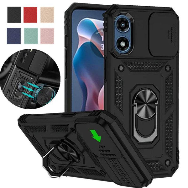 Armor Case For Motorola Moto G Play 2024 G Power 5G 2023 2022 G Stylus Pure Cover Ring Magnetic Holder Coque Funda - Jewelrieshub - - jewelrieshub.com - Jewelrieshub - 