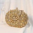 Gold Round Bag Luxury Brand Rhinestone Clutch Bags for Women 2024 Crystals Party Purses Diamond Designer Crossbody Handbags - Jewelrieshub - - jewelrieshub.com - Jewelrieshub - 