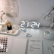 3D LED Digital Alarm Clock Wall Clock Times Date Temperature Suitable for Home Kitchen Clock Decoration Clocks Decor Garden - Jewelrieshub - - jewelrieshub.com - Jewelrieshub - 