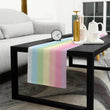 Candy Rainbow Stripes Linen Table Runners Washable Art Texture Dresser Scarf Table Decor Holiday Wedding Home Dining Party Decor - Jewelrieshub - - jewelrieshub.com - Jewelrieshub - 