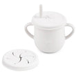 Baby Silicone Double Lids Feeding Cup With Handle Sippy BPA Free Toddlers Learning Drinkware Children Soft Straw Cups Tableware - Jewelrieshub - - jewelrieshub.com - Jewelrieshub - 