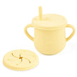Baby Silicone Double Lids Feeding Cup With Handle Sippy BPA Free Toddlers Learning Drinkware Children Soft Straw Cups Tableware - Jewelrieshub - - jewelrieshub.com - Jewelrieshub - 