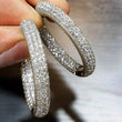 CAOSHI Big Luxury Circle Earrings for Women Sparkling Zirconia Jewelry for Anniversary Party Gorgeous Accessories for Ceremony - Jewelrieshub - - jewelrieshub.com - Jewelrieshub - 