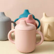 1PCS Baby Feeding Silicone Cups For Infants And Young Children Portable Learning Hand Shank Drinking Water Cups Baby Stuff - Jewelrieshub - - jewelrieshub.com - Jewelrieshub - 