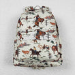 Wholesale Baby Boy Girl Backpack Ducks Horse Cow Flower Daypack Toddler Children Outdoor Portable Kids Boutique School Bag - Jewelrieshub - - jewelrieshub.com - Jewelrieshub - 