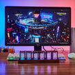 ClocTeck Nixie Tube Clock RGB Digital Table Clock USB Powered Alarm tube Clock Large Display Clock for Bedroom Desk Decoration - Jewelrieshub - - jewelrieshub.com - Jewelrieshub - 