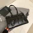 LEFTSIDE Large PU Leather Tote Bags Lady Shoulder Bag for Women 2024 Winter New Trend Fashion Y2K Retro Handbags and Purses - Jewelrieshub - - jewelrieshub.com - Jewelrieshub - 