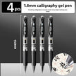 M&g Thick Head Gel Pen 1.0mm black Retractable Bullet Signature Pen Large Capacity K35 Signature Pen for Business Office - Jewelrieshub - - jewelrieshub.com - Jewelrieshub - 