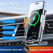 New Wireless Car Phone Holder with Charger 15W Wireless Phone Charging Mobile Holder for Car for iPhone Huawei Samsung Xiaomi - Jewelrieshub - - jewelrieshub.com - Jewelrieshub - 