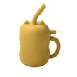 1pcs Baby Silicone Straw Cup BPA Free Portable Storage Snack Container Feeding Cup Kids Leakproof Learning Drink Cup - Jewelrieshub - - jewelrieshub.com - Jewelrieshub - 