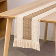 Cotton And Linen Table Runner For Wedding Decoration Festivals Easter Decoration 2024 Mariage chemin de table - Jewelrieshub - - jewelrieshub.com - Jewelrieshub - 