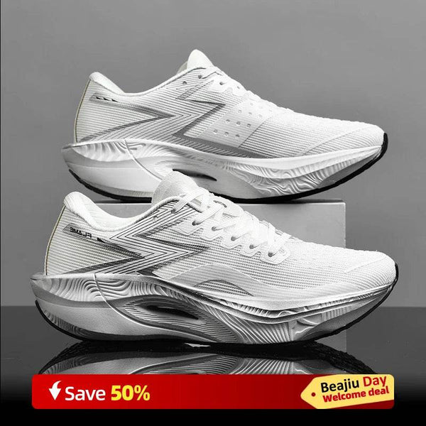 Carbon Plate Air Cushion Men Sports Running Shoes Marathon Breathable Lightweight Women's Comfortable Athletic Nonskid Sneakers - Jewelrieshub - - jewelrieshub.com - Jewelrieshub - 