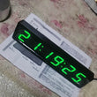 6bit Clock LED Digital Electronic Clock W Second Display TIME Alarm Clock Temperature GPS Beidou Timing Typc-C USB 5V W Memory - Jewelrieshub - - jewelrieshub.com - Jewelrieshub - 