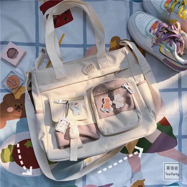 Waterproof Canvas Women Handbags Shoulder Bags Nylon Ladies Tote Messenger Bag Oxford Handbag Cross body Bags for Girls Satchels - Jewelrieshub - - jewelrieshub.com - Jewelrieshub - 