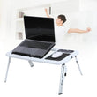 Laptop Notebook PC Folding Portable Car Bed Sofa Desk Stand Table Tray Cool Fan - Jewelrieshub - - jewelrieshub.com - Jewelrieshub - 