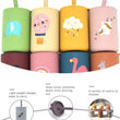 Baby Silicone Sippy Cup Portable Storage Snack Container Feeding Children Rainbow Printing Leakproof Learning Drink Cup Bpa Free - Jewelrieshub - - jewelrieshub.com - Jewelrieshub - 