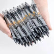 Retractable Gel Pen Set 0.5mm Black/Red/Blue Large Capacity Ball Point Pen Handle Replaceable Refills Rod School Office Supplies - Jewelrieshub - - jewelrieshub.com - Jewelrieshub - 