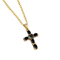 CAOSHI Gold Color Bright Zirconia Necklace for Women Fashion Cross Pendant Accessories for Female Versatile Statement Jewelry - Jewelrieshub - XL1009 / 45cm - jewelrieshub.com - Jewelrieshub - XL1009 / 45cm