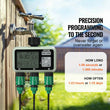 VEVOR Water Timer 3 Outlets Hose 3 Independent Watering Zone LCD Display Rain Delay Mode Manual Mode, Watering Sprinkler Timer - Jewelrieshub - - jewelrieshub.com - Jewelrieshub - 
