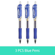 Retractable Gel Pen Set 0.5mm Black/Red/Blue Large Capacity Ball Point Pen Handle Replaceable Refills Rod School Office Supplies - Jewelrieshub - - jewelrieshub.com - Jewelrieshub - 